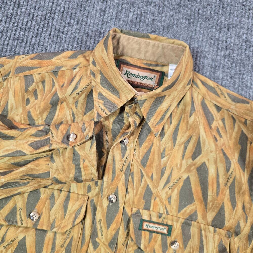 VTG Remington Jacket Mens Small Brown Camo Microfiber Hunting Made USA Outdoor